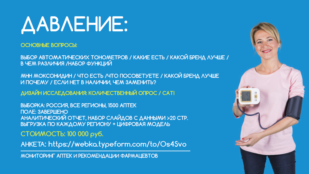 Синдикативное исследование: Мониторинг аптечных сетей и рекомендации фармацевтов